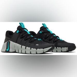 MENS Free Metcon 5 TB 'Black Clear Jade' Sneakers